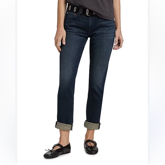 rag & bone Sienna The Dre Low Rise Slim Boyfriend Jeans Size 30